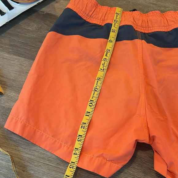 C-IN2 orange cotton Nylon Blend Mesh Lined Shorts Men’s M - Picture 7 of 10